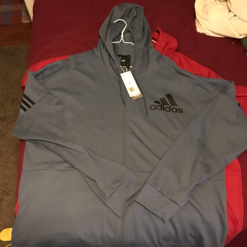 Adidas Athletics Zip Up Hoodie